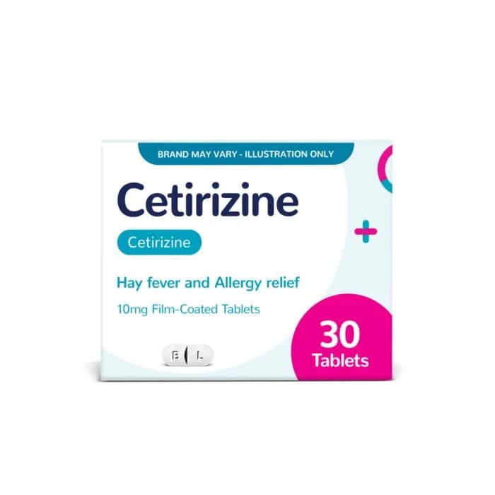 Cetirizine Tablets – hayfever allergies