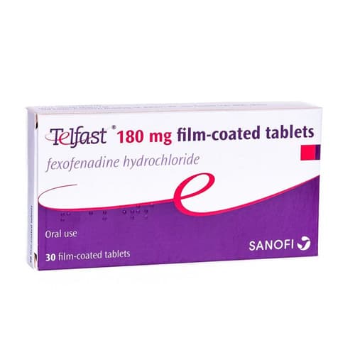 Telfast 180mg (Fexofenadine Hydrochloride)