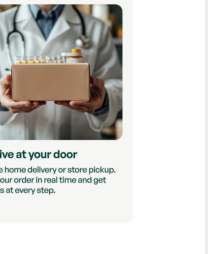 Receive at your door